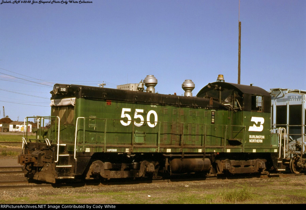 Burlington Northern NW2 550